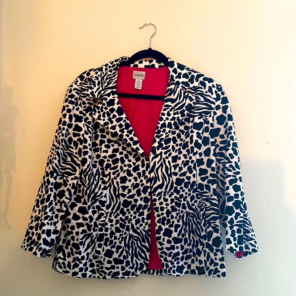 Zebra print top (jacket)